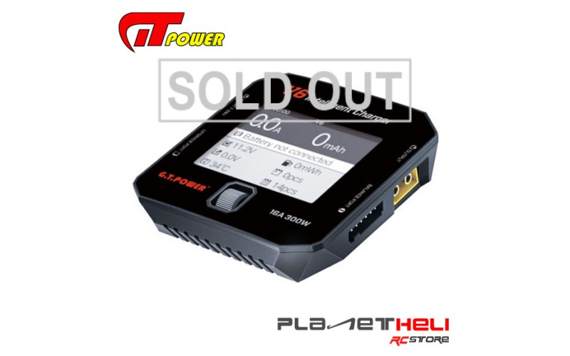 G.T.Power V6, (300W / 16A) Fully Featured Digital Intelligent Multifunctional Balancing Charger